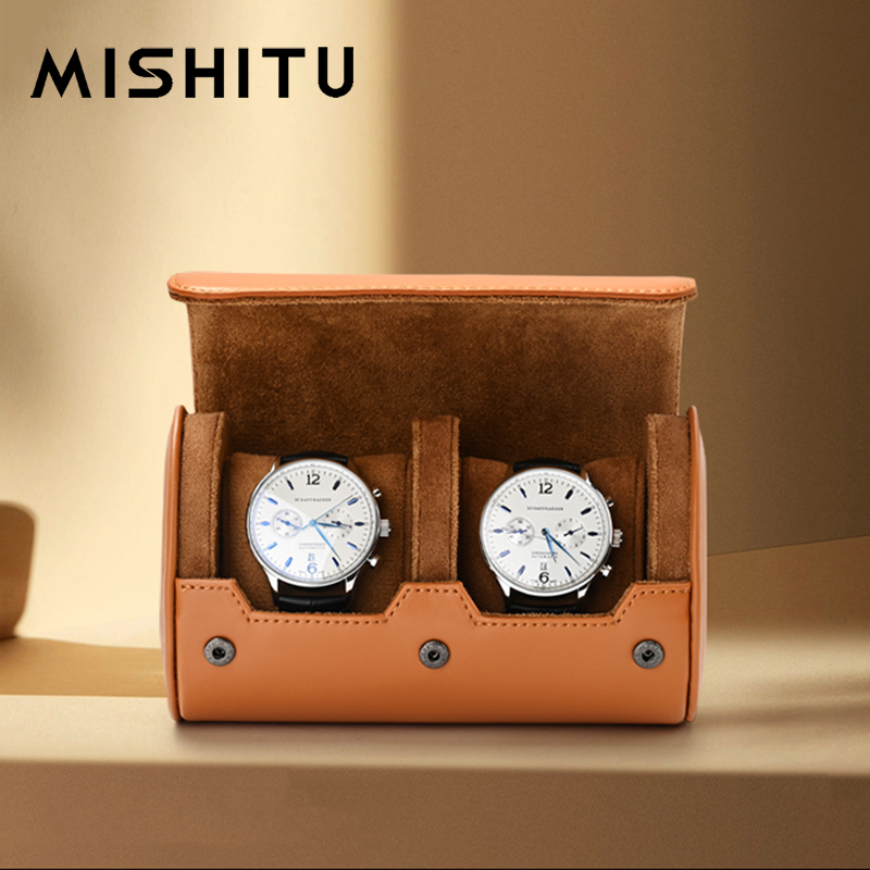 Jewelry Watches Men - MISHITU 1/2/3-slot montre stockage rouleau sac
