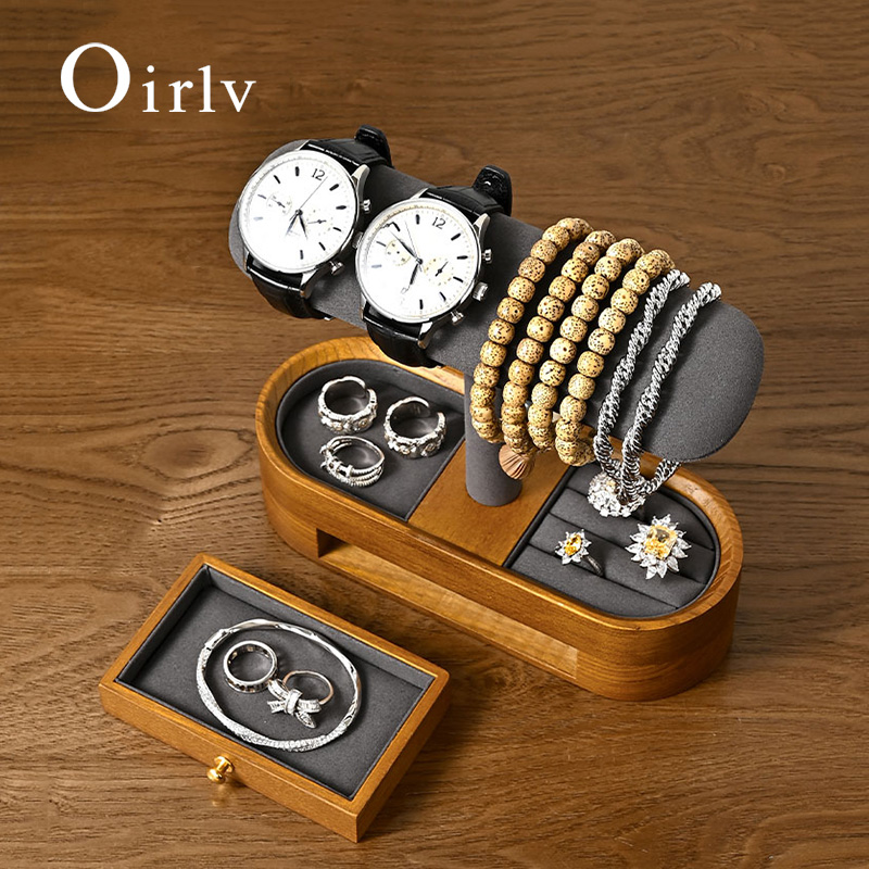 Jewelry Stand Watches - Oirlv organisateur de montre en bois
