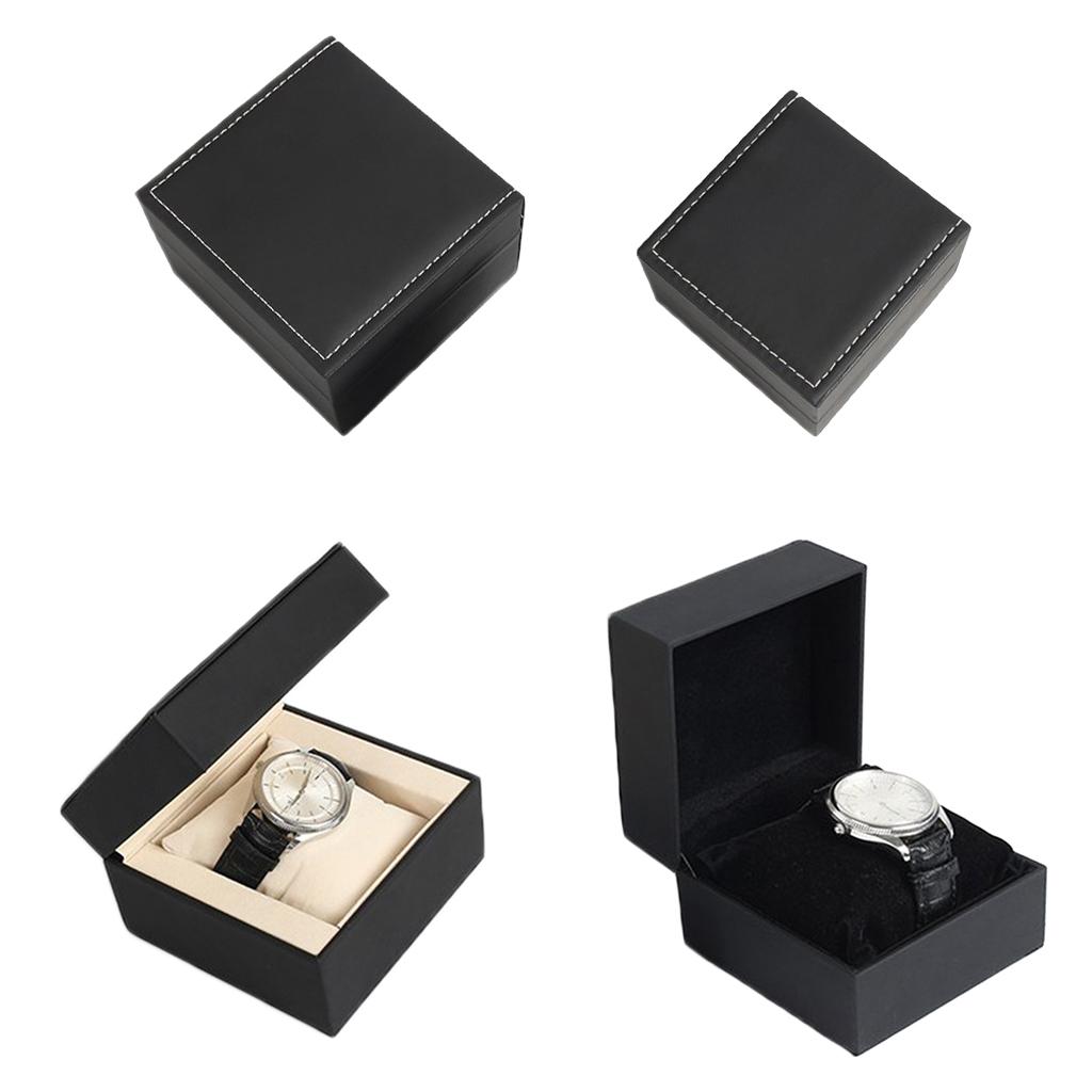Jewelry Watches Men - Boîte à montres en cuir PU