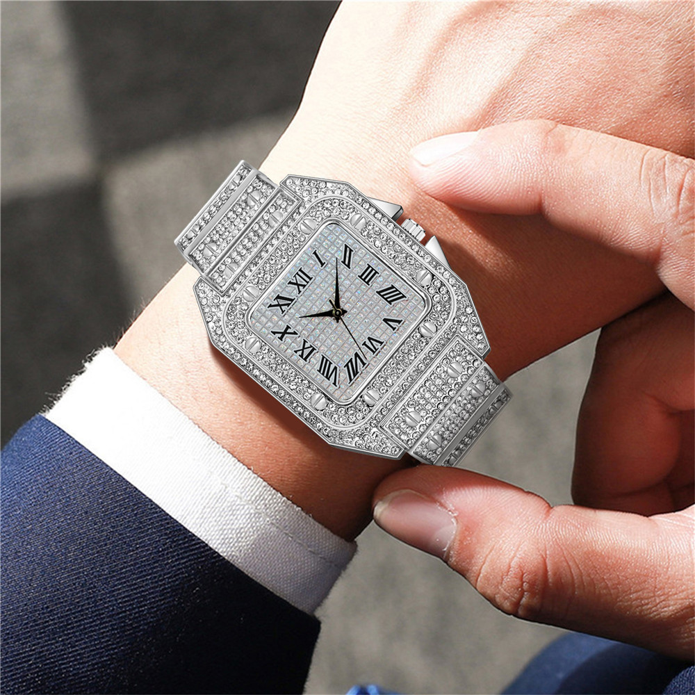 Ensemble de 4 montres carrées  - Jewelry Watches Men avis et prix