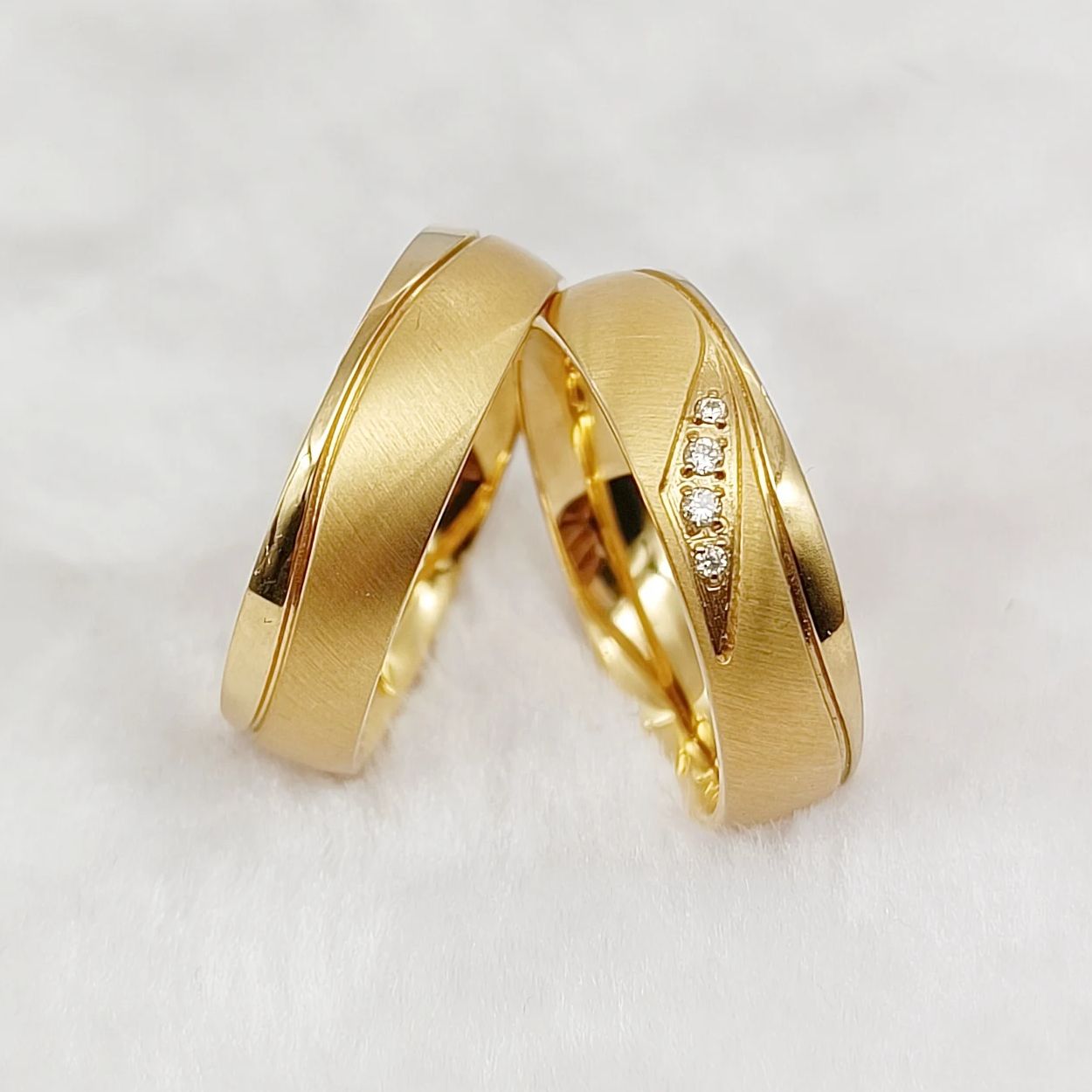 Mode occidentale 24k plaqué or - Titanium Steel Ring avis et prix