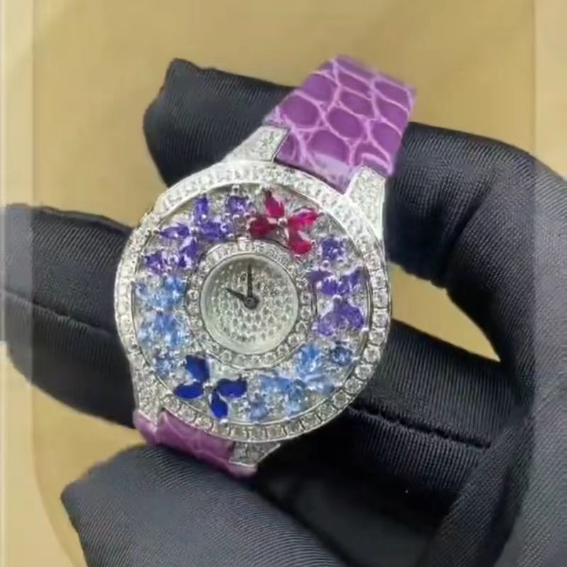 Montre de luxe colorée pour fe - Jewels In Quartz Watches avis et prix